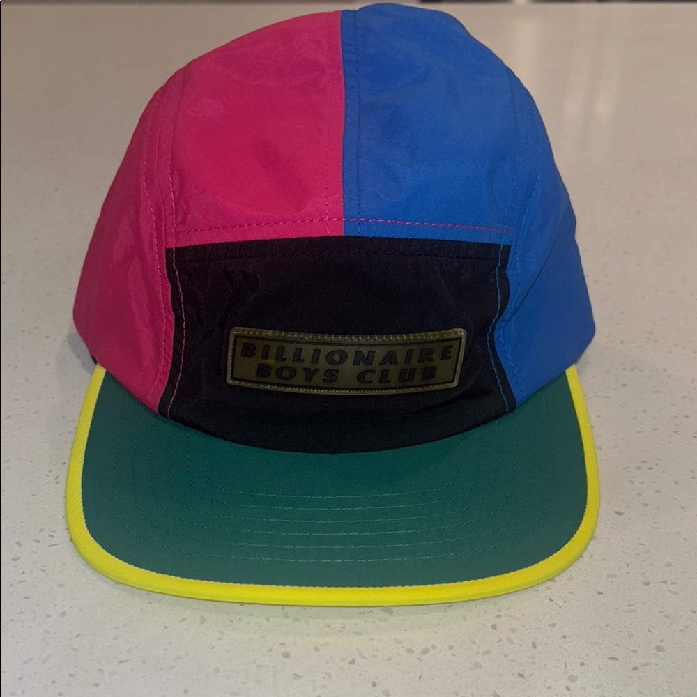 Billionaire Boys Club Pink and Blue Snapback Hat